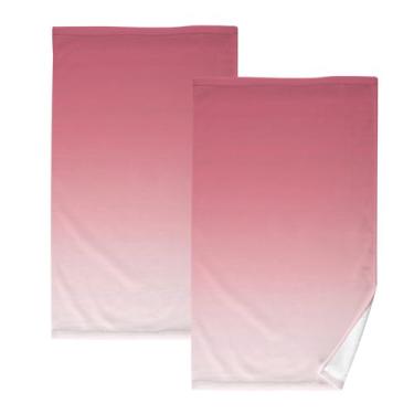 Imagem de Blush Horizon Glow-23 toalhas de banho de algodão 2 peças, toalhas de mão pequenas, toalhas de banho absorventes, toalhas de banho de secagem rápida, toalhas decorativas para banheiro, cozinha
