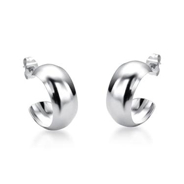 Imagem de Brinco De Argola De Tarraxa Aço Inox Antialérgico+Garantia