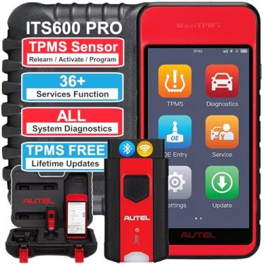 Imagem de Autel Scanner MaxiTPMS ITS600 Pro TPMS Ferramenta de Programação, Versão 2024 atualizada do ts408S TS508WF TS601 ITS600, Sensor TPMS Relearn/Ativar/Diagnóstico, Todos os Serviços de Digitalização de