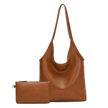 Imagem de Bolsa Hobo Montana West MWC2-111BR para mulheres em couro PU