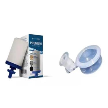 Imagem de Kit 01 Vela Para Filtro Barro Alcalina Premium Tripla Ação + 01 Boia -