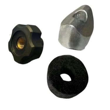 Imagem de menolana Limitador de suporte do prato Limitador de percussão eletrônica Peças de percussão de alto desempenho Compacto sólido de metal fácil de instalar