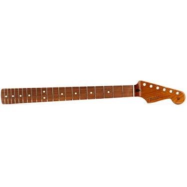 Imagem de Fender Roasted Maple Stratocaster, 21 trastes estreitos altos, 24 cm, Pao Ferro, pescoço de guitarra elétrica em forma de C