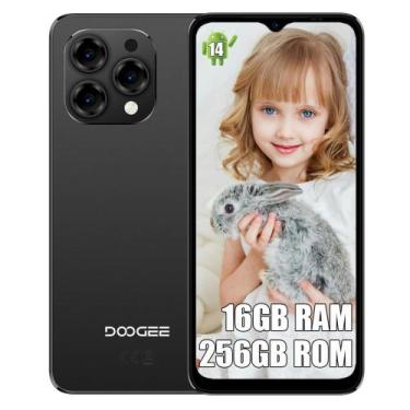 Imagem de Smartphone Doogee N55 Pro 4G 16gb Ram 256Gb Android 14 Graphite Black