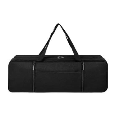 Imagem de ZGUZMCMK Bolsa de Transporte E Armazenamento para Mini Teclado MX Keys em Tecido Oxford com Zíper Duplo Multifuncional com Alça E Vários Bolsos