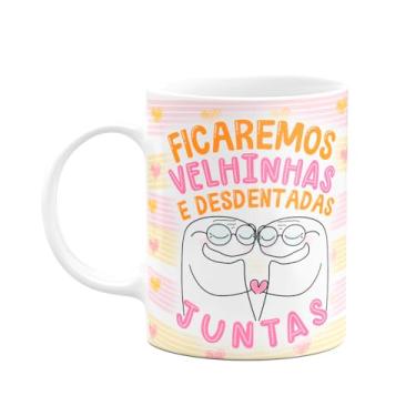 Imagem de JPS INFO, Caneca Flork Amigas - Ficaremos velhinhas e desdentadas