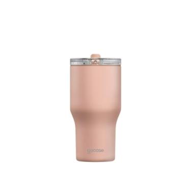 Imagem de Gocase Copo Life Premium - Aço Inoxidável com Tampa e Canudo Tritan, Parede Dupla Isolada a Vácuo, Bebidas Quentes ou Frias por muitas Horas (Rosa, 600 ml)