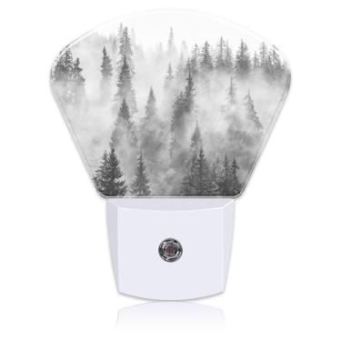 Imagem de Uiaoiais Luzes Noturnas De Parede Com Sensor Anoitecer E Amanhecer, Neblina Pretas Brancas, Para Meninos Meninas, Mulheres Homens, Decoração Quarto, Corredor, Cozinha, Banheiro Escadas