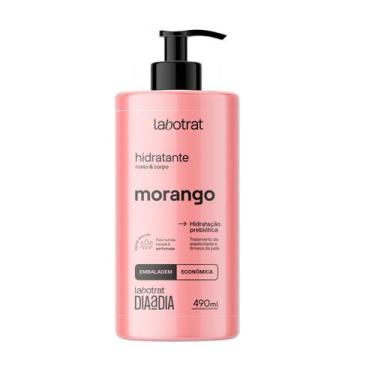 Imagem de Hidratante Rosto e Corpo Morango 490ml  Labotrat Dia a Dia