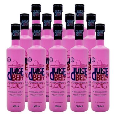 Imagem de Licor de Morango com Tequila Drikke Dulce Berry 500ml 12un