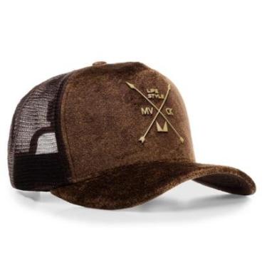 Imagem de Boné Trucker Texas Camurça Ferrugem MVCK-Masculino