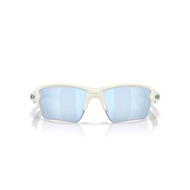 Imagem de Óculos de Sol Oakley Polarizado Flak 2.0 Xl 0OO9188 9188K2 Tam 59 / Branco - Lentes Prizm Deep Water Polar