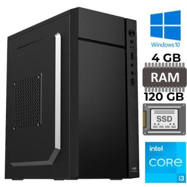 Imagem de Computador Core i3-2120, Memória RAM 4GB, SSD 120GB, Gt-H61 Com Slot M