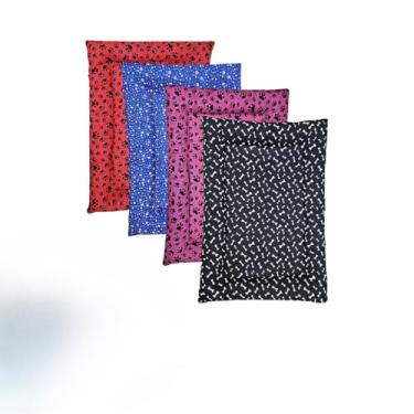 Imagem de Cama Colchonete Almofada para Cachorro ou Gato Pet Pequeno Médio e Grande Lavável com Zíper (Azul,P - 52 x 40 cm)