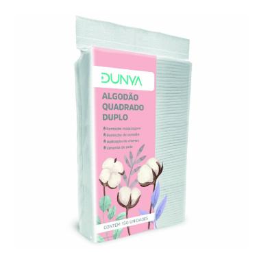 Imagem de Algodão Quadrado Duplo Dunya 150 Unidades
