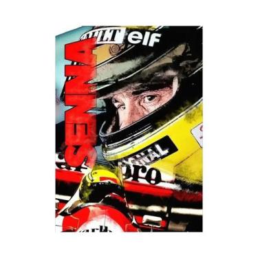 Imagem de Pôster De Piloto De Corrida Ayrton Senna F1 Grand Prix Motorsport Capa