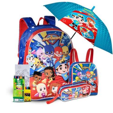 Imagem de Mochila Fantástica Coleção Aventureiros Lucas Neto Kids - Clio Style, 
