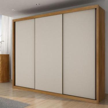 Imagem de Guarda Roupa Casal em MDF 3 Portas de Correr Palazzo Novo Horizonte, C