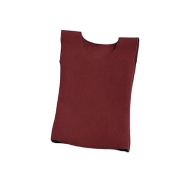Imagem de Milageto Roupas de bonecos de ação 1/6, acessórios para fantasias de bonecas, regata, casual, moda feminina, roupas em miniatura para mulheres de 12", Vermelho Escuro