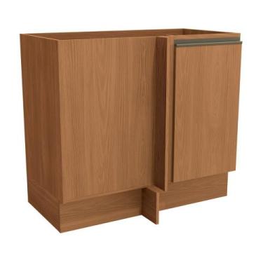 Imagem de Balcão Canto Reto 98cm com Rodapé 1 Porta Maxxi Kappesberg (sem Tampo)