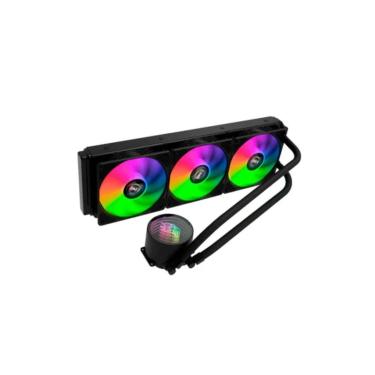 Imagem de Water Cooler 360mm ARGB Preto ? Compatível Intel e AMD, LED Multicolorido
