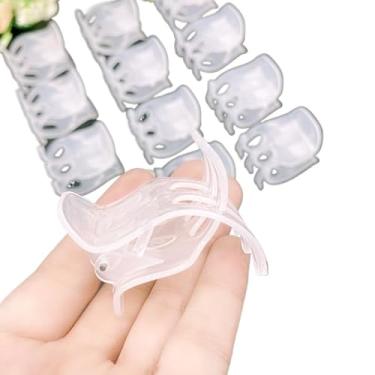 Imagem de unidades piranhas piranha para cabelo acessórios de cabelo tridente prendedor de cabelo(Transparente-G)