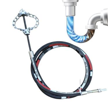 Imagem de Ferramenta Flexível de Desobstrução - Desentupidor De Canos,Corrente Resistente Para Esgoto Casa Cozinha Banheiro Jardim Restaurante Rua