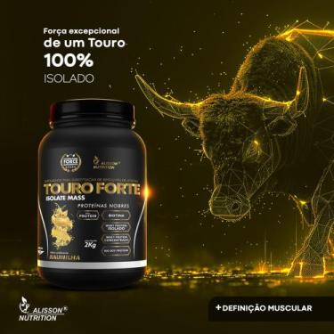 Imagem de Hipercalórico Touro Forte IsolateMass Baunilha Proteinas Nobres C/ Whe