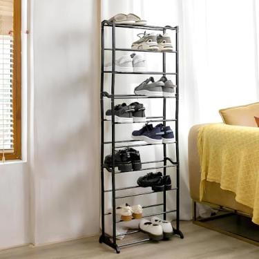 Imagem de Sapateira Rack Organizador De Sapatos Hall De Entrada Moderna Porta Sapatos Multiuso 10 Andares 20 Pares Quarto Closet