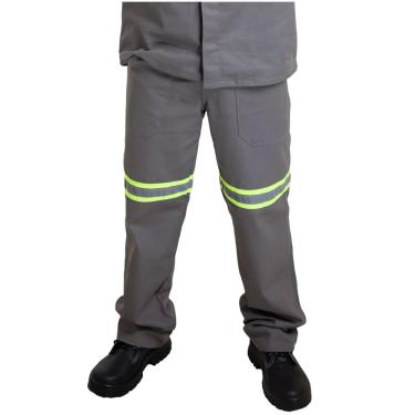 Imagem de Calça Antiácido-Repelente Agentes Químicos Cinza