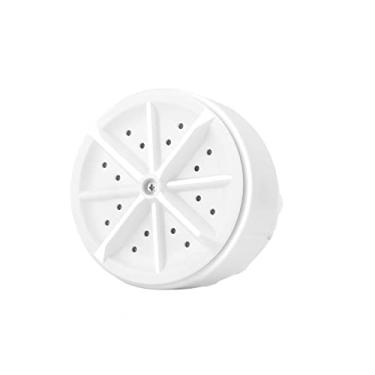 Imagem de Pssopp Mini Máquina de Lavagem de Turbinas Ultrassônicas, Máquina de Lavar de Rotação de Bolhas Portátil para Dormitório, Roupas Com Eficiente Com Motor Poderoso (WHITE)