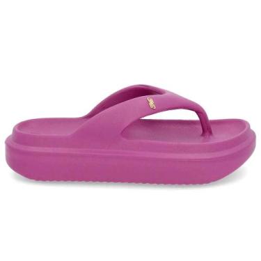 Imagem de Chinelo Feminino Poofy Plataforma Violeta Usaflex AM14001, 38