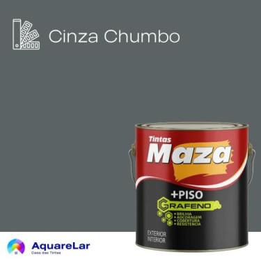 Imagem de + piso grafeno maza semibrilho 3,6l, CINZA CHUMBO