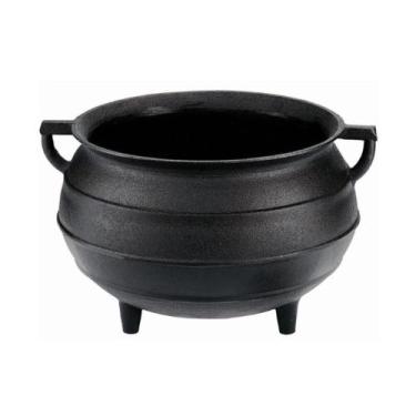 Imagem de Caldeirão Tripé 26 cm 8 L em Ferro Fundido Panela Mineira