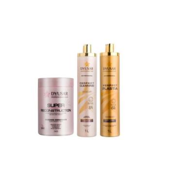 Imagem de Kit Perfect Plastia E Máscara De Reconstrução Super 1 Kg - Dyusar Cosm