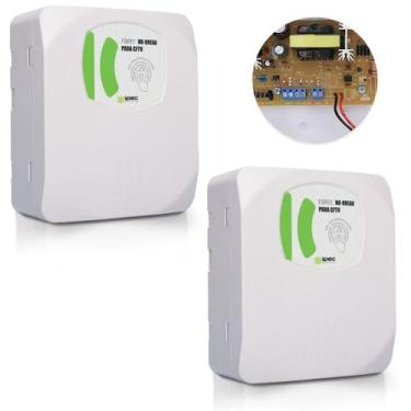 Imagem de Kit 2 Fonte Nobreak 12v Cftv 6a Bivolt 72w Controle Acesso - Ipec