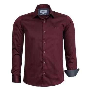 Imagem de Camisa Social Amil Comfort Manga Longa Lisa Algodão Com Elastano 1893,