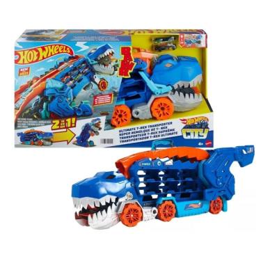 Imagem de Pista Hot Wheels City Super Reboque T-Rex Ultimate - Mattel