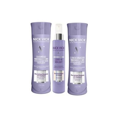 Imagem de Kit Nick Vick Highlight 3 Produtos