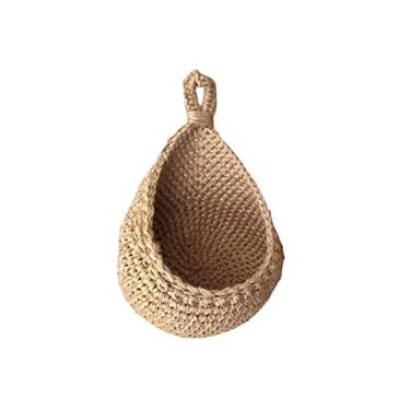 Imagem de AFXGUSD Cestas de Frutas E Vegetais, Suporte para Panelas Suspenso, Organizadores de Vegetais, Decoração para Casa, Cesta de Cebola Decorativa para Parede, Co, 14cm x 21,5cm x 10cm