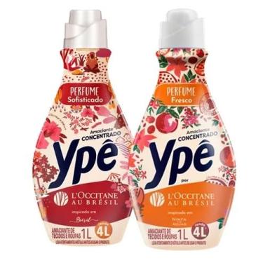 Imagem de Ype Amaciante LOccitane au Bresil, Concentrado - Kit com 2 Unidades, Perfume Sofisticado e Fresco, 1L cada