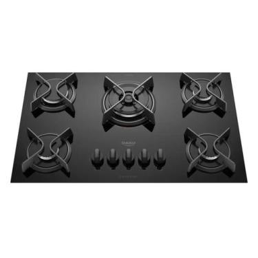 Imagem de Cooktop Dako Supreme 5q GÁS Mesa Vidro Temperado Bivolt Pto, 110V/220V