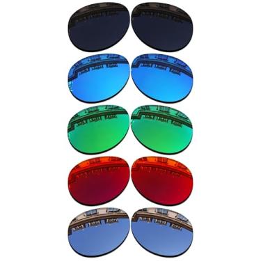 Imagem de Vonxyz Conjunto de 5 lentes de substituição para óculos de sol Ray-Ban Erika RB4171 54 mm pacote combo