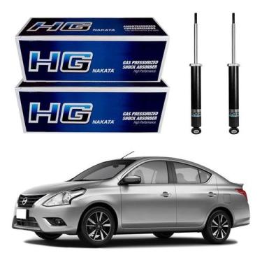 Imagem de Par Amortecedor Traseiro Versa 1.0 1.6 2015 A 2020 - Nakata