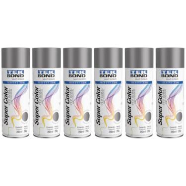 Imagem de Kit 6 Tintas Spray Grafite Aerossol TekBond Uso Geral 350ml/250g