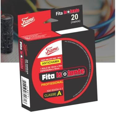 Imagem de FITA ISOLANTE FAME UP 19MMX20MX0,18MM