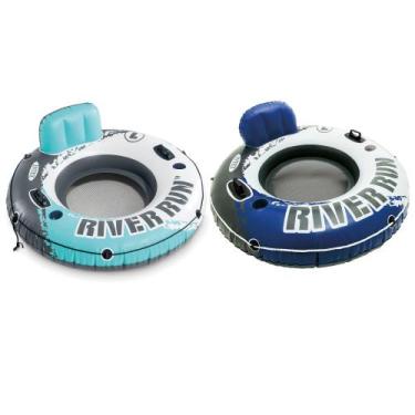 Imagem de Tubo de água flutuante inflável Intex River Run I vermelho e azul