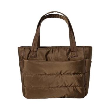 Imagem de Bolsa Tote Impermeável De Grande Capacidade, Bolsa De Ombro Moderna Pa