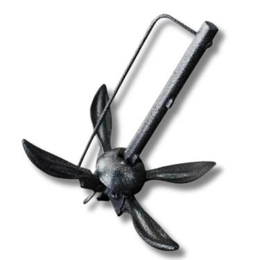 Imagem de Âncora poita folding dobrável 4 kg ferro jet ski caiaque barco - GR CA