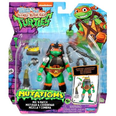 Imagem de Boneco Mickey Com Acessórios - Tartarugas Ninja Mix `N Match